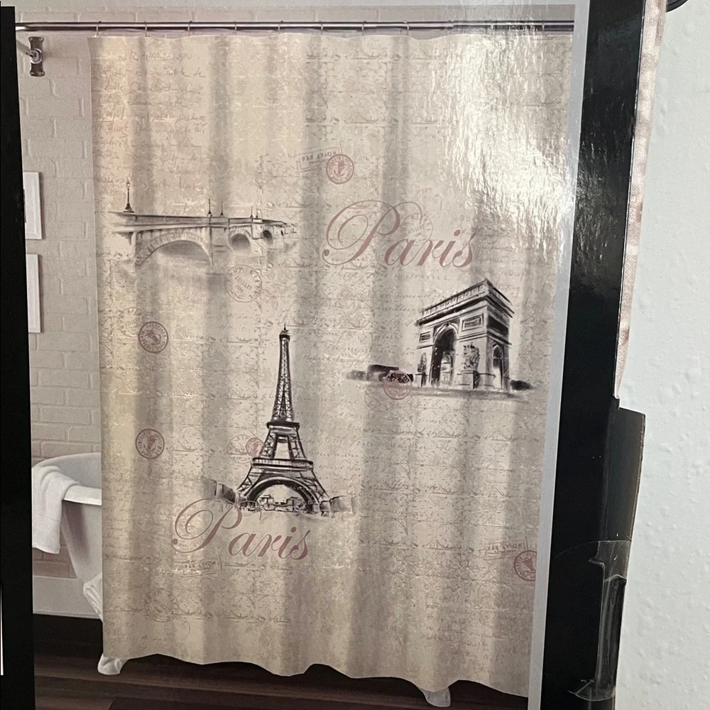 Park Lane Parisian Cream Shower Curtain